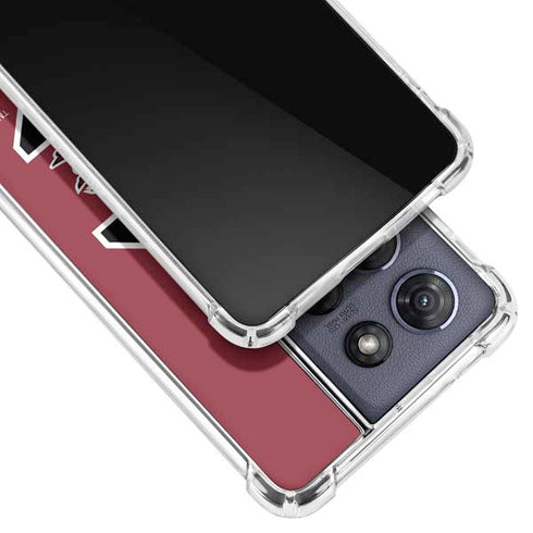 University of South Carolina Gamecocks Logo Red Moto G 5G (2025) Clear Case