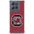 University of South Carolina Gamecocks Logo Red Moto G Power 5G (2025) Clear Case
