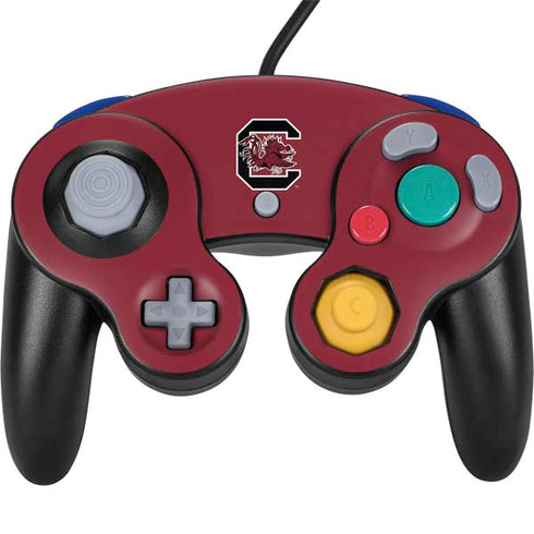 University of South Carolina Gamecocks Logo Red Nintendo Skins