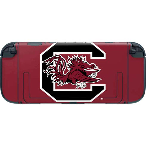 University of South Carolina Gamecocks Logo Red Nintendo Switch 2 (2025) with Joy-Con Skin