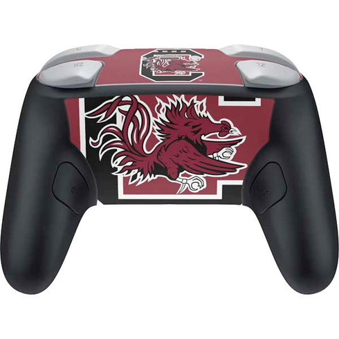 University of South Carolina Gamecocks Logo Red Nintendo Switch 2 (2025) Pro Controller Skin