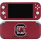 University of South Carolina Gamecocks Logo Red Nintendo Switch Lite Skin
