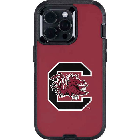 University of South Carolina Gamecocks Logo Red Otterbox Defender iPhone Skin