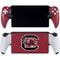 University of South Carolina Gamecocks Logo Red PlayStation Portal Remote Player Skin