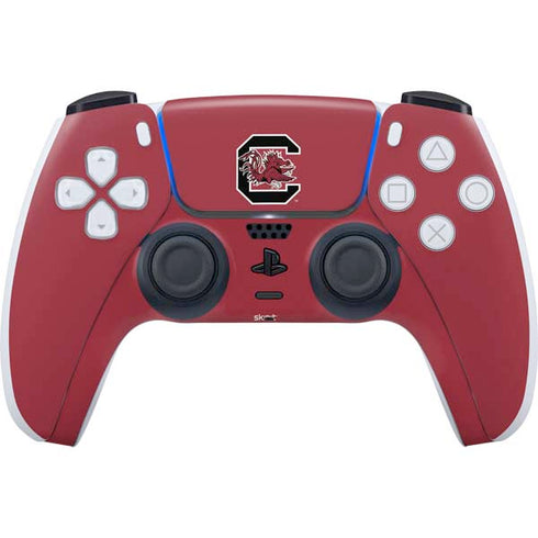 University of South Carolina Gamecocks Logo Red PlayStation PS5 Skins
