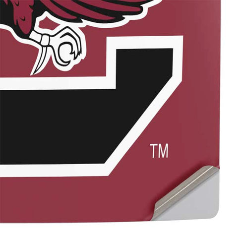 University of South Carolina Gamecocks Logo Red PS5 Pro Console Skin