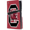 University of South Carolina Gamecocks Logo Red PS5 Pro Disk Console Skin