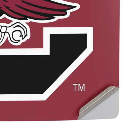 University of South Carolina Gamecocks Logo Red PS5 Pro Disk Console Skin