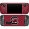 University of South Carolina Gamecocks Logo Red Steam Deck Handheld Gaming Computer OLED Skin