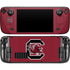 University of South Carolina Gamecocks Logo Red Steam Deck Handheld Gaming Computer OLED Skin