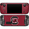 University of South Carolina Gamecocks Logo Red Steam Deck Handheld Gaming Computer Skin