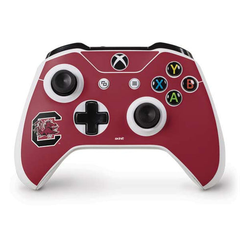 University of South Carolina Gamecocks Logo Red Xbox One Skins