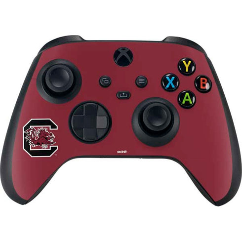 University of South Carolina Gamecocks Logo Red Xbox Series X Bundle Skin