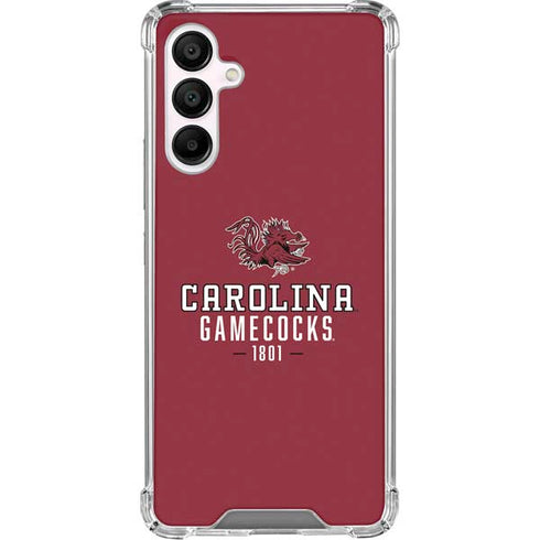 University of South Carolina Gamecocks Red Galaxy A16 5G Clear Case