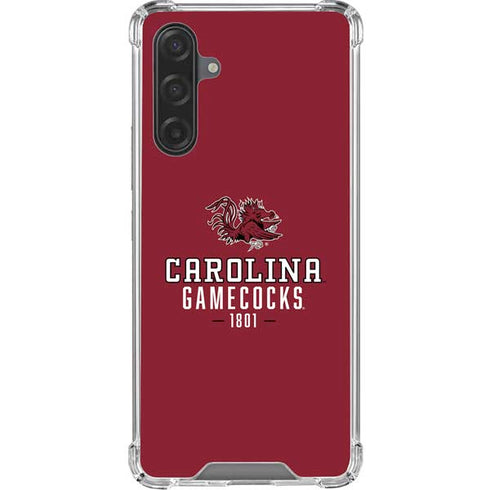 University of South Carolina Gamecocks Red Galaxy A17 Clear Case