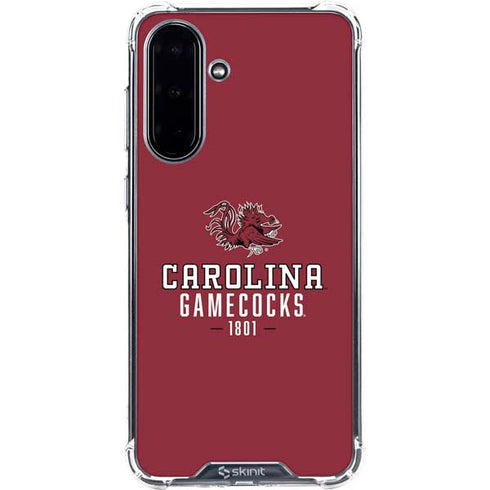 University of South Carolina Gamecocks Red Galaxy A36 5G Clear Case