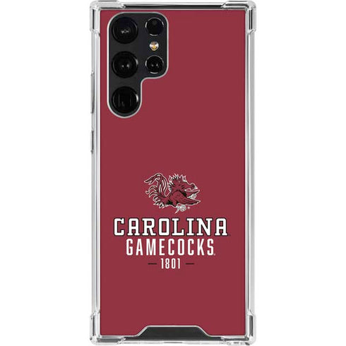 University of South Carolina Gamecocks Red Galaxy S23 Ultra Clear Case