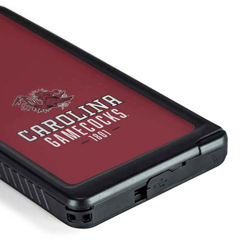 University of South Carolina Gamecocks Red Galaxy S24 Ultra Waterproof Case