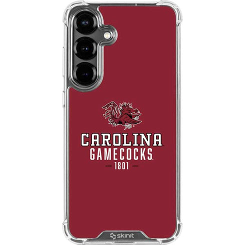 University of South Carolina Gamecocks Red Galaxy S26 Plus Clear Case
