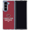 University of South Carolina Gamecocks Red Galaxy Z Fold5 5G Clear Case