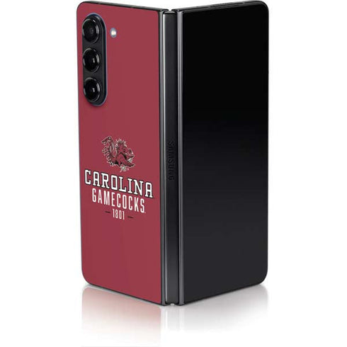 University of South Carolina Gamecocks Red Galaxy Z Fold5 5G Skin