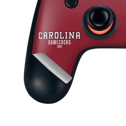 University of South Carolina Gamecocks Red Google Stadia Controller Skin