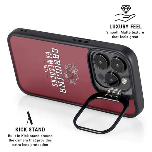 University of South Carolina Gamecocks Red iPhone 13 Pro Kickstand Case