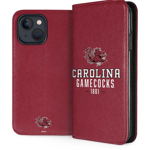 University of South Carolina Gamecocks Red iPhone 15 Plus Folio Case