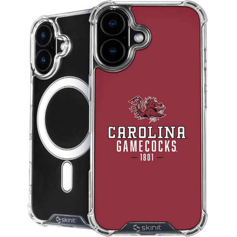 University of South Carolina Gamecocks Red iPhone 16 MagSafe Case