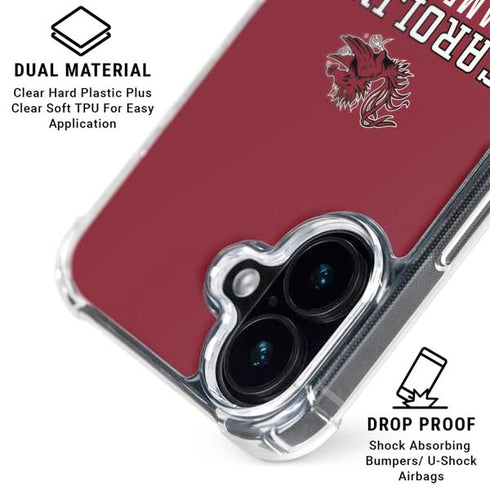 University of South Carolina Gamecocks Red iPhone 16 MagSafe Case