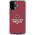 University of South Carolina Gamecocks Red iPhone 16 Plus Clear Case