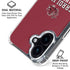 University of South Carolina Gamecocks Red iPhone 16 Plus Clear Case