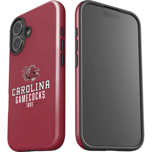 University of South Carolina Gamecocks Red iPhone 16 Plus Impact Case