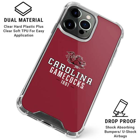 University of South Carolina Gamecocks Red iPhone 16 Pro Clear Case