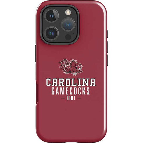 University of South Carolina Gamecocks Red iPhone 16 Pro Impact Case
