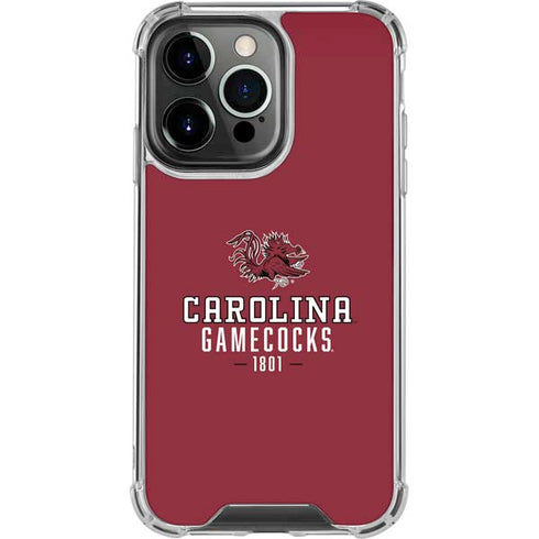 University of South Carolina Gamecocks Red iPhone 16 Pro Max Clear Case