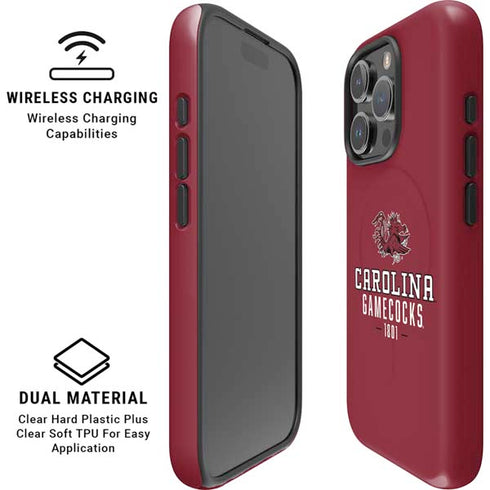 University of South Carolina Gamecocks Red iPhone 16 Pro Max Magsafe Impact Case
