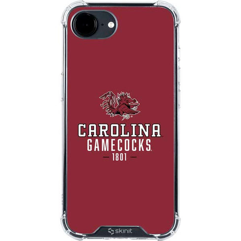 University of South Carolina Gamecocks Red iPhone 16e Clear Case