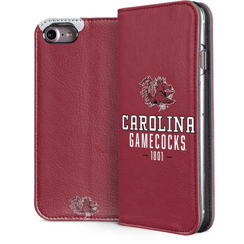 University of South Carolina Gamecocks Red iPhone 7 Folio Case
