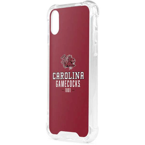 University of South Carolina Gamecocks Red iPhone XS Clear Case