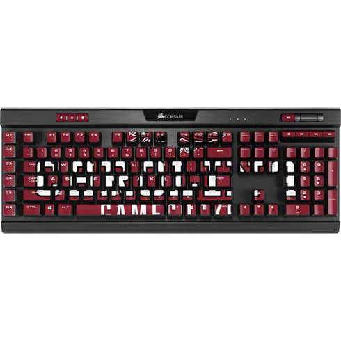 University of South Carolina Gamecocks Red K95 RGB PLATINUM Mechanical Gaming Keyboard Skin