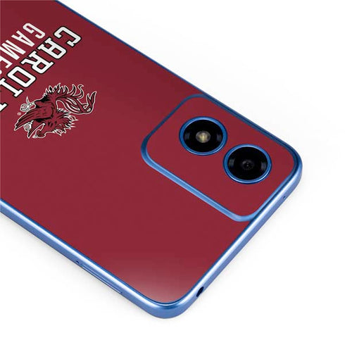 University of South Carolina Gamecocks Red Moto G Play 4G (2024) Skin