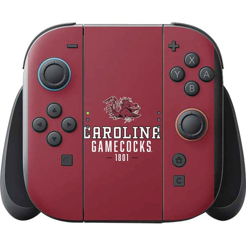 University of South Carolina Gamecocks Red Nintendo Switch 2 (2025) with Joy-Con Skin