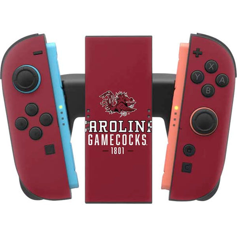 University of South Carolina Gamecocks Red Nintendo Switch 2 (2025) Joy-Con Controller Skin