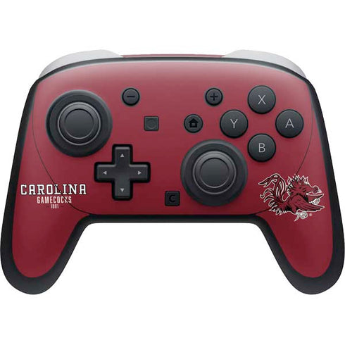 University of South Carolina Gamecocks Red Nintendo Switch 2 (2025) Pro Controller Skin