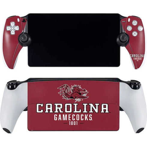 University of South Carolina Gamecocks Red PlayStation Portal Remote Player Skin