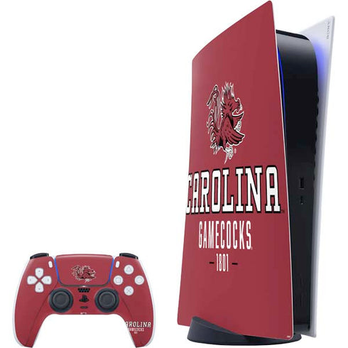 University of South Carolina Gamecocks Red PlayStation PS5 Skins