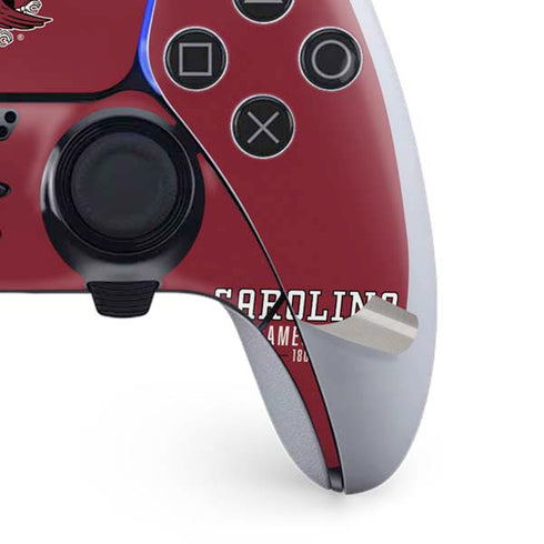 University of South Carolina Gamecocks Red PS5 DualSense Edge Pro Controller Skin