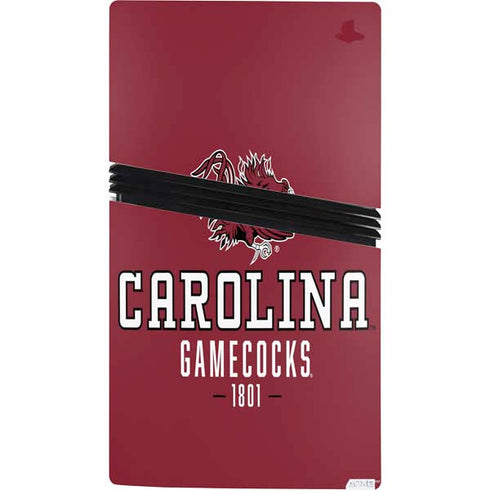 University of South Carolina Gamecocks Red PS5 Pro Bundle Skin