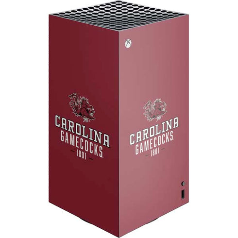 University of South Carolina Gamecocks Red XBox Series X Digital Edition Console Skin